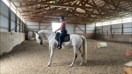 Crunching with a rider